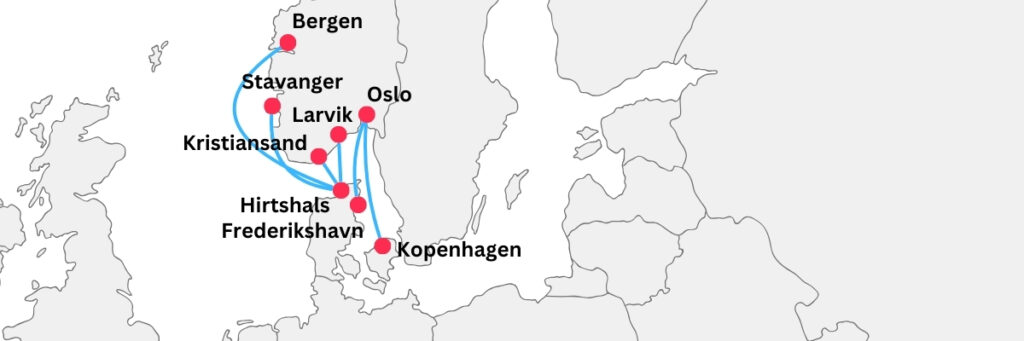 denemarken noorwegen ferries